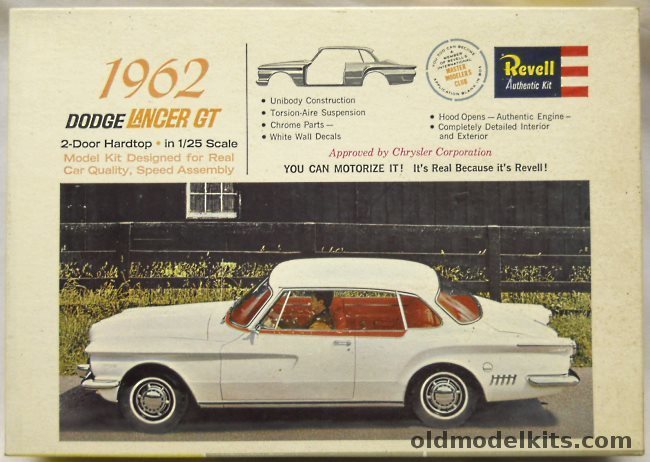Revell 1/25 1962 Dodge Lancer GT 2 Door Hardtop - Master Modelers Club Issue, H1253-149 plastic model kit